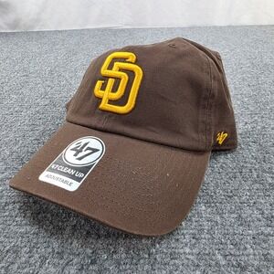 San Diego Padres 47 Clean Up Brown Adjustable Baseball Cap OSFM New With Tags